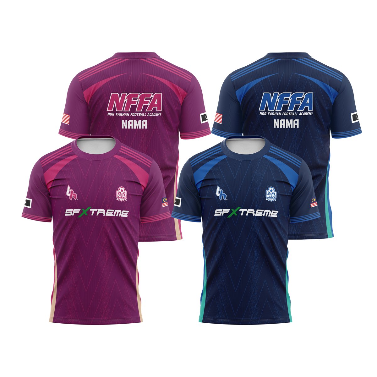 Mockup Jersi NFFA - 2 Pilihan Warna